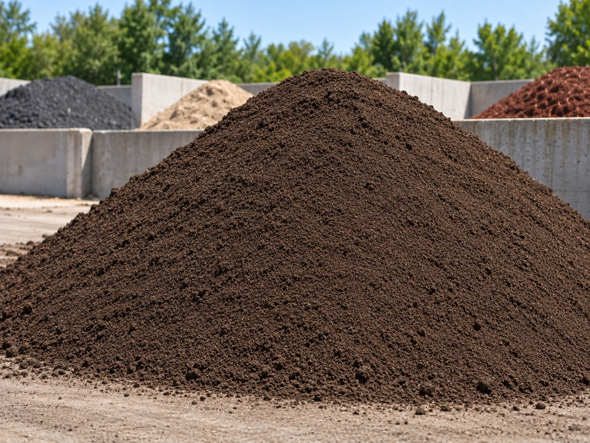 Fine screened topsoil