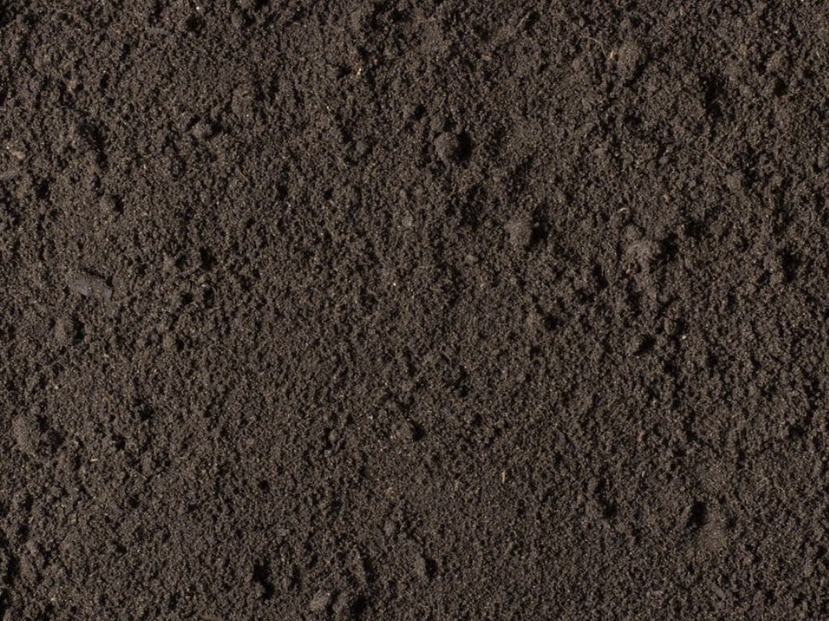 Screened topsoil